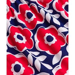 Babyhug 100% Cotton Single Jersey Knit Bloomers With Dot and Floral Print Pack of 3 -Pink,White,Red
