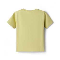 Babyhug Single Jersey Knit Half Sleeves T-Shirt & Shorts Set with Jungle Theme Print - Green & Brown