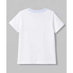 Babyhug Cotton Knit T-Shirts Half Sleeves Puff Printed Graphics Multi Color 12-18 Months