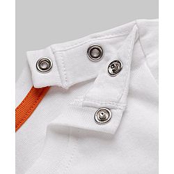 Babyhug 100% Cotton Knit Half Sleeves T-Shirt With Basketball Print - Multicolor