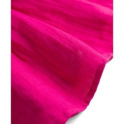 Babyhug Cotton Woven Sleeveless One Piece Dress with   Floral Embroidery - Fuchsia