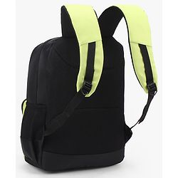 Babyhug Disney Mickey Mouse 16 inches 100% Effort School Backpack | 2 Main Compartment, 1 Front Pocket, 2 Side Bottle Pocket - Black