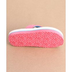 Cute Walk by Babyhug Disney Back Strap Closure Flip Flops With Minnie Mouse Print - Yellow & Pink