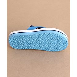 Cute Walk by Babyhug Disney Back Strap Closure Flip Flops With Stitch Print - White & Blue