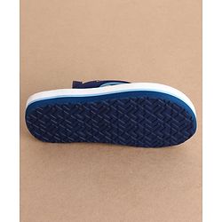 Cute Walk by Babyhug Disney Back Strap Closure Flip Flops With Stitch Print - White & Blue