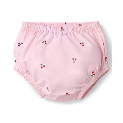 Babyhug Single Jersey Knit Frocks with Bloomer/Short Sleeveless Cherry Print Pink 0-0 Months