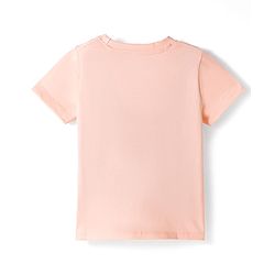 Babyhug Cotton Knit Half Sleeves T-Shirt with Ear Applique - Multicolor