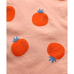 Babyhug 100% Cotton Knit Half Cap Sleeves T-Shirts with Fruit Print Pack of 3 - Multicolor