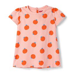 Babyhug 100% Cotton Knit Half Cap Sleeves T-Shirts with Fruit Print Pack of 3 - Multicolor