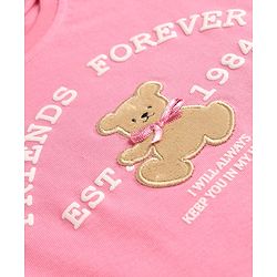 Babyhug Cotton Knit T-Shirt with Graphic Print Multi Color 6-9 Months