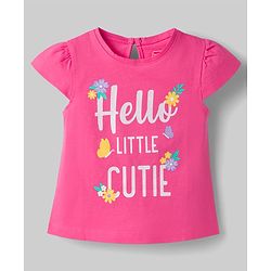 Babyhug Cotton Knit T-Shirts Half Sleeves with Graphics Multi Color 9-12 Months Pack of 3