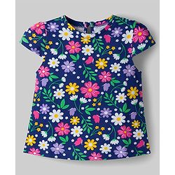 Babyhug Cotton Knit T-Shirts Half Sleeves with Graphics Multi Color 9-12 Months Pack of 3