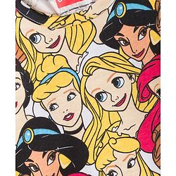 Babyhug Disney Single Jersey Knit Sleeveless Tops and Denim Skirts Set with Disney Princess Graphics -  Multicolour