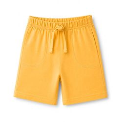 Babyhug Single Jersey Knit Sleeveless Striped Animal Printed Tank T-Shirt & Shorts Set - Light Blue & Yellow