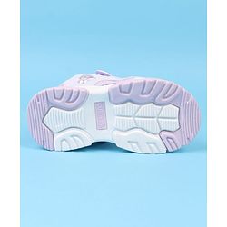 Cute Walk by Babyhug Velcro Closure Sandals With Heart Print - Pink