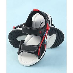 Cute Walk by Babyhug Velcro Closure Solid Sandals - Navy Blue