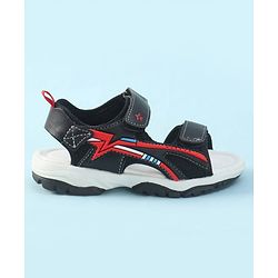 Cute Walk by Babyhug Velcro Closure Solid Sandals - Navy Blue