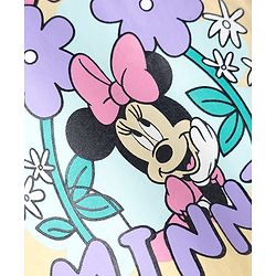 Babyhug Disney Single Jersey Knit Half Sleeves T-Shirt & Shorts Set with Minnie Mouse Graphics - Multicolor