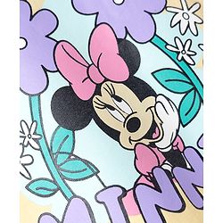 Babyhug Disney Single Jersey Knit Half Sleeves T-Shirt & Shorts Set with Minnie Mouse Graphics - Multicolor
