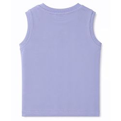 Babyhug Cotton Knit T-Shirt Sleeveless Graphic Multi Color 9-12 Months