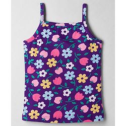 Babyhug 100% Cotton Knit Sleeveless Polka Dots & Floral Printed Slips Pack of 3 - Pink Navy Blue & Lemon