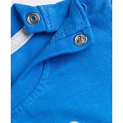 Babyhug Disney Single Jersey Knit Half Sleeves T-Shirt With Micky Mouse Graphic - Blue