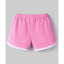 Babyhug Disney Single Jersey Knit T-Shirt & Shorts Night-Suit With Minnie Mouse Graphics - Multicolor