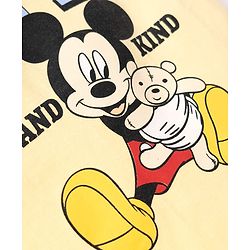Babyhug Disney Cotton Knit T-Shirt Half Sleeve Graphic Print Multi Color 6-9 Months Pack of 2