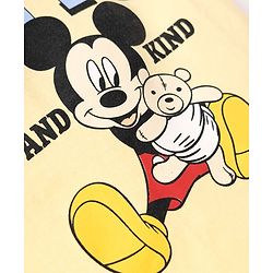 Babyhug Disney Cotton Knit T-Shirt Half Sleeve Graphic Print Multi Color 6-9 Months Pack of 2