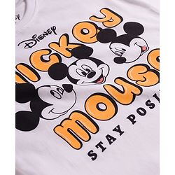 Babyhug Disney Single Jersey Knit Half Sleeves T-Shirt With Mickey Mouse Graphics Pack of 2 - Multicolor