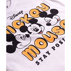 Babyhug Disney Single Jersey Knit Half Sleeves T-Shirt With Mickey Mouse Graphics Pack of 2 - Multicolor
