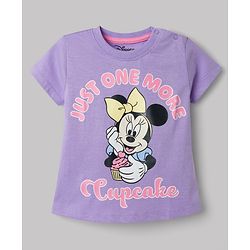 Babyhug Disney Single Jersey Knit Half Sleeves T-Shirts with Minnie Mouse Graphic Pack of 2 - Multicolor