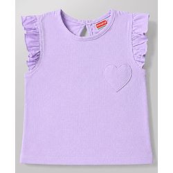 Babyhug 100% Cotton Knit Half Sleeves T-Shirts Hearts & Text Print Pack of 5 - Multicolour