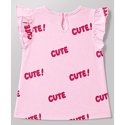 Babyhug 100% Cotton Knit Half Sleeves T-Shirts Hearts & Text Print Pack of 5 - Multicolour