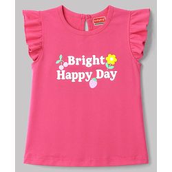 Babyhug Cotton Knit T-Shirts Half Sleeves with Graphics Multi Color 9-12 Months Pack of 2