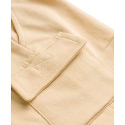 Babyhug Terry Knit Mid Thigh Length Solid Color Shorts - Brown