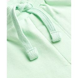 Babyhug Terry Knit Mid Thigh Shorts With Zipper Pockets - Green