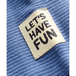 Babyhug Terry Knit Mid Thigh Solid Shorts With Pockets - Blue