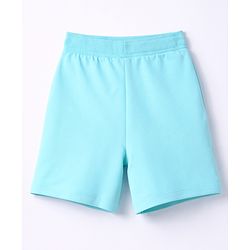 Babyhug Terry Knit Mid Thigh Shorts with Text Print - Multicolor