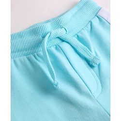Babyhug Terry Knit Mid Thigh Shorts with Text Print - Multicolor