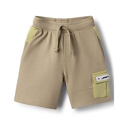 Babyhug Terry Knit Mid Thigh Solid Shorts - Multicolor