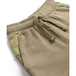 Babyhug Terry Knit Mid Thigh Solid Shorts - Multicolor