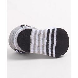 Cute Walk by Babyhug Socks Shoes With Football Applique - Multicolor