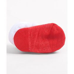 Cute Walk by Babyhug Socks Shoes With Floral Applique - Multicolor