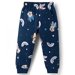 Babyhug Disney Single Jersey Knit Full Sleeves T-Shirt & Pyjama Night Suit With Minnie Mouse Graphics - Multicolor