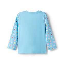 Babyhug Disney Single Jersey Knit Full Sleeves T-Shirt & Pyjama Night-Suit With Winnie The Pooh Print - Blue