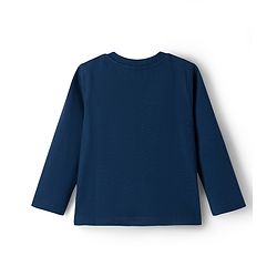 Babyhug Disney Single Jersey Knit Full Sleeves T-Shirt & Pyjama Night Suit With Minnie Mouse Graphics - Navy Blue