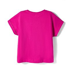 Babyhug Cotton Knit Half Sleeves T-Shirt With Smile Print - Multicolor