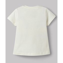 Babyhug Cotton Knit Half Sleeves T-Shirt With Fruit Print & Embroidery - Multicolor