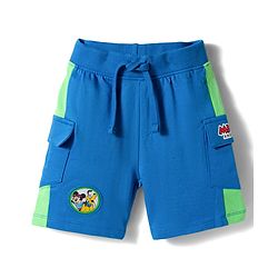 Babyhug Disney Single Jersey Knit Half Sleeves T-Shirt & Shorts Set with Mickey Mouse Graphic - Multicolor
